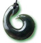 Maori Greenstone (NZ Jade) Hook Ornament